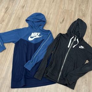 Two Nike sweaters, both loved and just too small for me now!